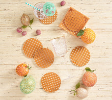 Kim Seybert Reed Coasters in Natural