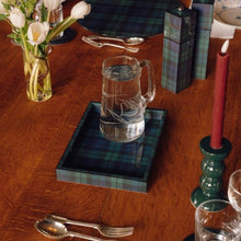 Addison Ross Black Watch Tartan Small Tray 11" x 8"
