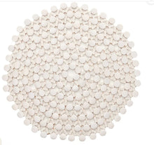 Kim Seybert Placemats Round Bamboo White or Natural