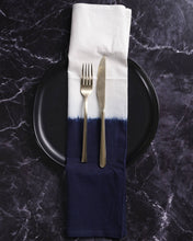 Sobremesa Blue Cotton Cloth  Napkins | Ombre Design Linens