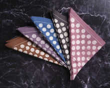 Sobremesa Brown Polka Dots Cotton Cloth Dinner Napkins | Table Linens