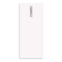 Black Ink Notepad Grey Buck Letter Initial All Letters Long