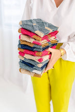Handmade Macramé Clutch Dusty Blue and Champagne