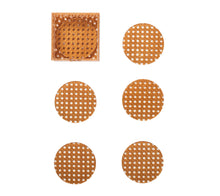 Kim Seybert Reed Coasters in Natural