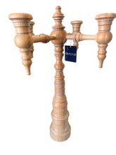 Dunes & Duchess  4 Arm Candelabra Classic - Limed Oak
