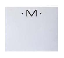 Black Ink Notepad Black Letter Initial Large
