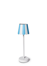 Two's Company Decorative Paper Shade - Red, Navy, Light Blue