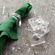 Caspari Acrylic Napkin Rings - Set of 4