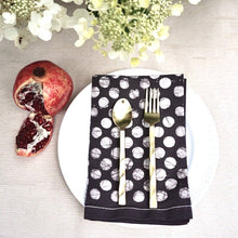 Sobremesa Gray Polka Dots Cotton Cloth Napkins, Linens